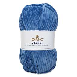 DMC Velvet Yarn - 08 Blue, 109 yards