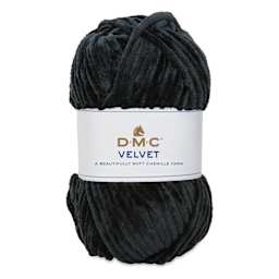 DMC Velvet Yarn - 10 Black, 109 yards