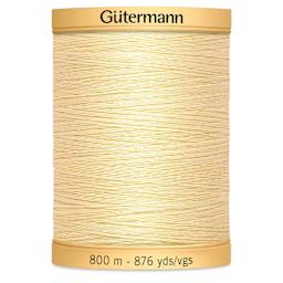 Gutermann Natural Cotton 50 Sewing Thread - Vanilla Cream, 876 yd Spool