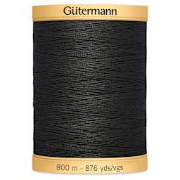 Gutermann Cotton Thread - Iron Gray, 876 yd Spool