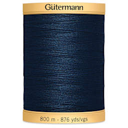 Gutermann Cotton Thread - Navy, 876 yd Spool