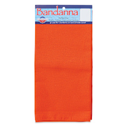 Carolina Creative Solid Bandana - Orange, 22" x 22"