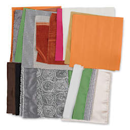 Hygloss Craft Fabric Squares - 12" x 12", Assorted Colors, Package of 36 (Out of packaging)