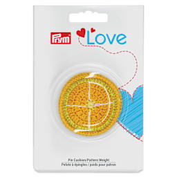 Prym Love Fruit Pin Cushion Pattern Weight - Orange, 0.8 oz (In package)