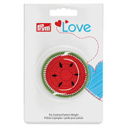 Prym Love Fruit Pin Cushion Pattern Weight - Melon, 0.8 oz (In package)