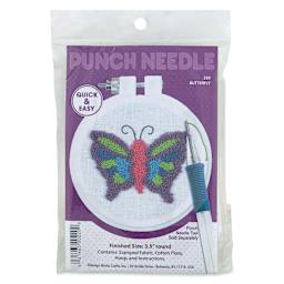 Design Works Thread Punch Needle Kit - Butterfly, front of the packaging