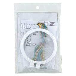 Design Works Thread Punch Needle Kit - Owl, back of the packaging