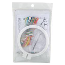 Design Works Thread Punch Needle Kit - Unicorn, back of the packaging