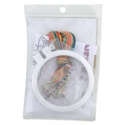 Design Works Thread Punch Needle Kit - Llama with Crown, back of the packaging
