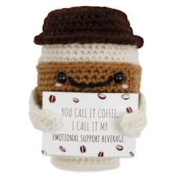 Needle Creations Crochet Kit - Coffee finished project