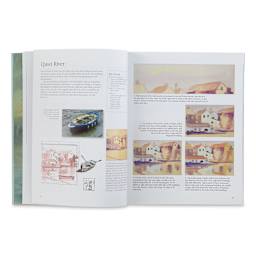 Oil Painting Step-By-Step - Inside spread on painting a Quiet River