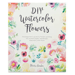 DIY Watercolor Flowers - Front cover of book