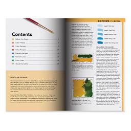 Color Mixing Recipes for Watercolor (Contents page)