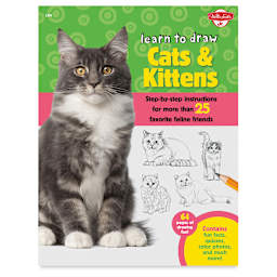 Learn to Draw Cats & Kittens - Front cover of Book
