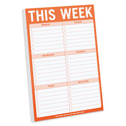 Knock Knock This Week Classic Pad - Orange