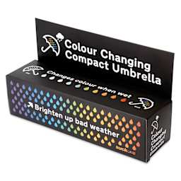 Compact Color Change Umbrella, packaging