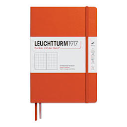 Leuchtturm1917 Dotted Hardbound Notebook - Pumpkin, 5-3/4" x 8-1/4"
