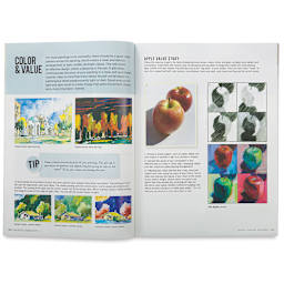 Basic Color Theory - Inside spread discussing Color and Value