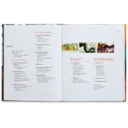 Modern Printmaking - Spread of Table of Contents
