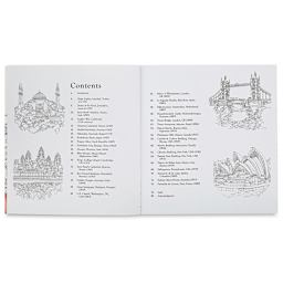 Landmarks of the World Coloring Book