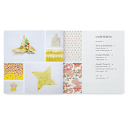 Origami Jewelry Motifs - Inside spread of Table of Contents
