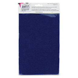 John Bead GoodFelt Beading Foundation - Blue and Light Blue, 4 Sheets, 5" x 8" back of packaging