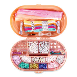 STMT DIY Custom Jewelry Kit and Case - Case open showing included supplies