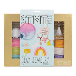 STMT DIY Clay Jewelry Studio Kit (Front of packaging)