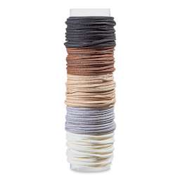 Darice Suede Cording Set - Dark Colors