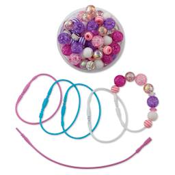 Pepperell Silkies Bead Set - Components of Beautiful Baubles Tin