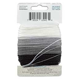 Beadsmith Knot-It Waxed Brazilian Cord - Day and Night, back of the packaging
