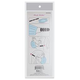 Mask Extender, Black, Package of 2, Back