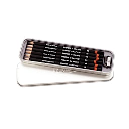 Derwent Graphic Tin Set, 6-Pencils