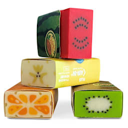 Plus Corporation Fruit Eraser Assorted 24-Piece P.O.P. Display