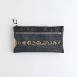 Green Flash Study Holic Mesh Pen Pouch, Planetary