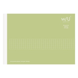 Nakabayashi B6 Horizontal Notebook, Pistachio Green, 7.17" x 5.03"