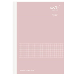 Nakabayashi B6 Vertical Notebook, Pink, 5.03" x 7.17"