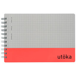 Maruman Utoka Compact Notebook, Red
