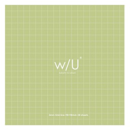 Nakabayashi Square Sticky Notes, Pistachio Green