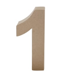 Paper Mache Letters & Numbers, 1