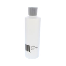 Pennco Empty Plastic Bottle, 8 oz