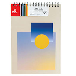 Hello, Artist! Sketch Pad – 9” x 12”, Wirebound, 80 Sheets, front cover