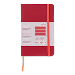 Fabriano Ispira Soft-Cover Notebook - Red, 3-1/2" x 5-1/2", Ruled, front cover