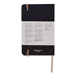 Fabriano Ispira Soft-Cover Notebook - Brown, 3-1/2" x 5-1/2", Ruled, back cover