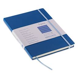 Fabriano Ispira Hard-Cover Notebook - Blue, 5-4/5" x 8-1/4", Lined