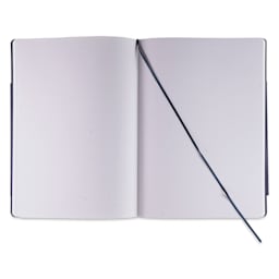 Fabriano EcoQua Plus Stitch-Bound Notebook - Wine, 8-1/4" x 11-3/4", Dot Grid, open