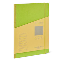 Fabriano Ecoqua Plus Fabric Blank A5 Notebook, 80 Sheets, Lime