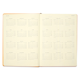 Leuchtturm1917 2026 12-Month Weekly Planner & Notebook - Rising Sun, 2026 & 2027 small calendars