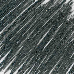 Gel Pen Glitter Black