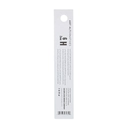 Art Alternatives Graphite Lead Refill - Pkg of 6, H, 2 mm back of package